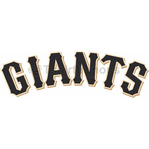 San Francisco Giants T-shirts Iron On Transfers N1905 - Click Image to Close